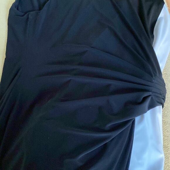 Ralph Lauren Dress Black White Size 18 - Picture 10 of 10